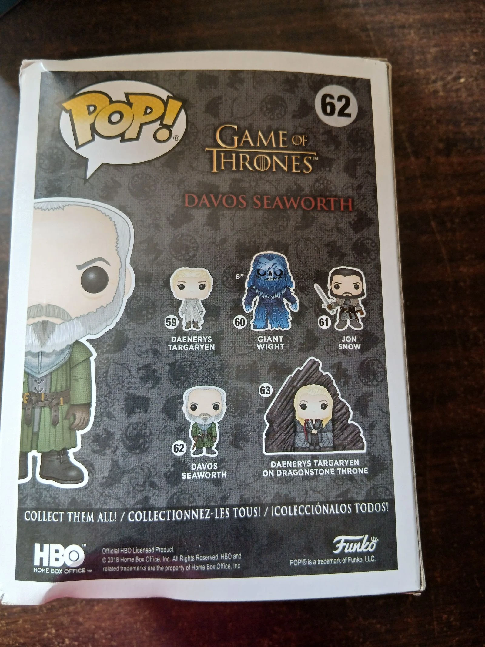 Funko pop juego de Tronos Davos Seaworth 62 – photo 2